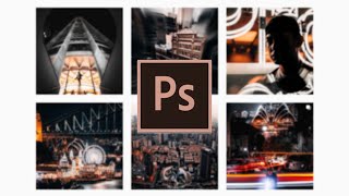 【photoshop】ins工业风黑金色调调色教程1⃣️