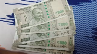Rare 500 Rupees Star 0CD Note Value Collection