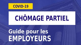 CHÔMAGE PARTIEL (employeur) – Coronavirus
