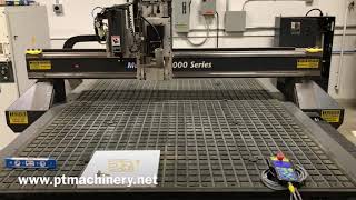 MultiCam 3000 series 5x10 CNC Router with knife system