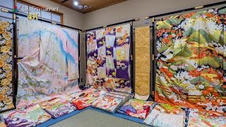 [4K] Beautiful kimono (きもの) (着物) Japanese traditional garment