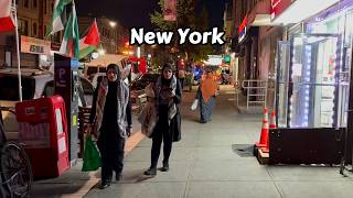 New York Virtual Night Tour 4k Video - Exploring Bay Ridge Brooklyn NY