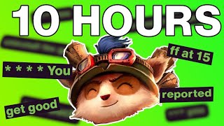 I Spent 10 Hours Learning Teemo to Prove He's Evil