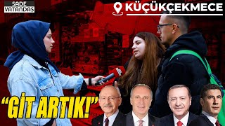 Gençlerden Erdoğana Büyük Sitem! Küçükçekmece Cumhurbaşkanlığı Seçim Anketi