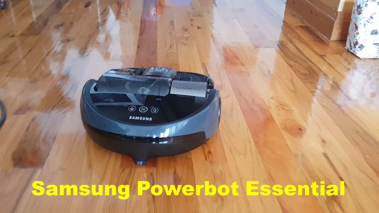 Samsung Powerbot Essential Robotic Vacuum Review [VR2AJ9020UG] - YouTube