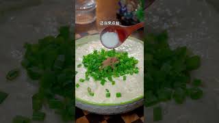 用筷子搅一搅就能做出发面的葱花油饼，蓬松暄软，真的太好吃了～#Chinese cuisine#美食#製作#shorts