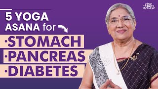 Yoga for Diabetes: 5 Simple Poses That Bring Blood Sugar Levels Down |  Stomach & Pancreas | Asanas