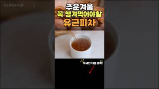 코막힘 비염에 좋은 유근피차! #코막힘 #비염 #감기