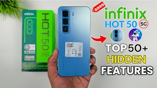 infinix Hot 50 5G Top 50 ++ Hidden Features | infinix Hot 50 Tips \u0026 Tricks - Hindi