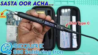 SEQURE S60 Nano Electric Soldering Iron for mobile phone repairing & micro soldering