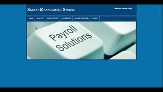 Salary Management System | PHP and MySQL Project Source Code | PHP MySQL CRUD Project