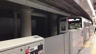 東急東横線渋谷駅を発車する西武6000系特急横浜行き