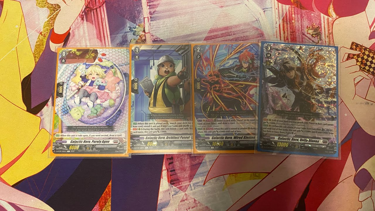 My Cardfight Vanguard Galactic Hero Deck Profile June 2023! - YouTube