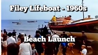 Time Capsule: Filey Lifeboat launched from the beach in 1960s