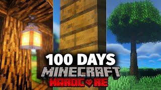 I Survived 100 Days in Realistic Minecraft... Here's What Happened