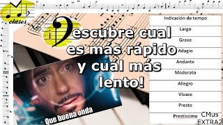 Indicaciones de tempo y matices de agógica: ¿qué son? ¿cómo se hacen? Lección musical EXTRA 2. FÁCIL