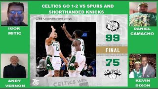 Celtics go 1-2 vs Spurs and shorthanded Knicks