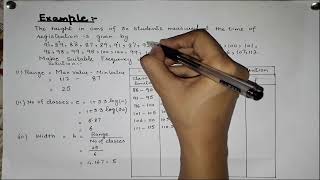lecture6 Frequency Distribution, Frequency, Solved example of frequency distribution