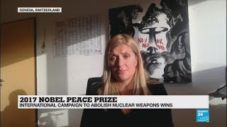 Beatrice Fihn, executive director of Nobel-Peace-winning ICAN