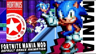 sonic mania fortnite default dance animation - fortnite default dance soundfont