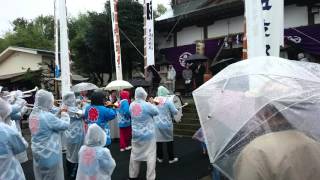 上富田町朝来の櫟原神社の祭り