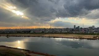 2024.12.27_江戸川のマジックアワー（タイムラプス）/ Time lapse of Edogawa during magic hour.