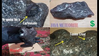 Carbonado Iron Meteorite.FERRY RARE.(( Iron Meteorite With Carbonado Inclusions ))