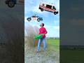 Bullet bike, police car, Ambulance & Tractor Catching vs Fish & Frog - funny vfx magical video