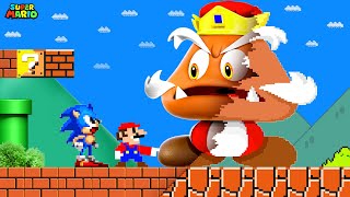 Super Mario Bros. but Everything Mario and Sonic Touches becomes REALISTIC!