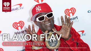 Flavor Flav Makes A Huge Announcement On The iHeartRadio Jingle Ball Red Carpet!