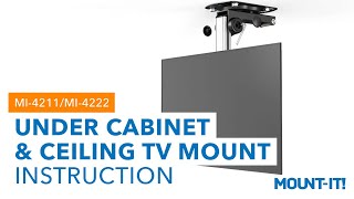 Under Cabinet & Ceiling TV Mount | MI-4211 & MI-4222 (How To)