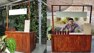 Booth Portable Kayu