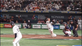 【WBC】どすこい‼︎ノーアウト満塁のチャンスに山川穂高が登場　22時過ぎの球場に響き渡る応援歌