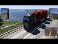 ets2 plastic pipes delivery of 1100km with new iveco truck.. ets2 subscribe