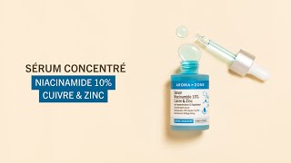 Notre sérum concentré Niacinamide 10% Cuivre \u0026 Zinc