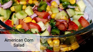 American sweet corn salad
