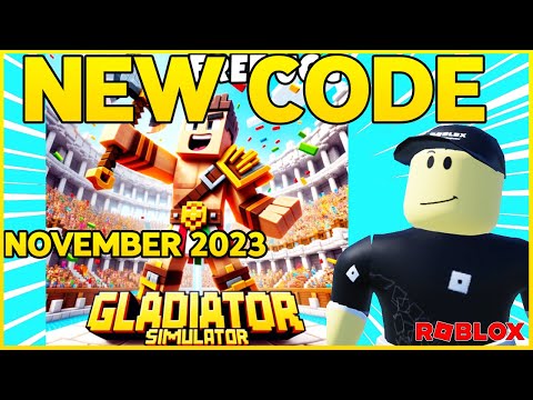 NEW WORKING CODE for ️GLADIATOR SIMULATOR️ Roblox 2023️  Codes for Roblox TV