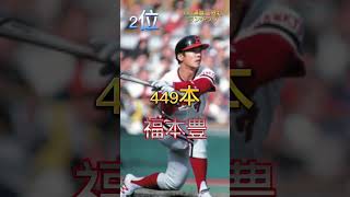 【プロ野球】NPB通算二塁打数ランキング#大谷翔平 #wbc #mlb #プロ野球 #メジャーリーグ #侍ジャパン #阪神タイガース #立浪和義 #読売ジャイアンツ #坂本勇人 #柳田悠岐