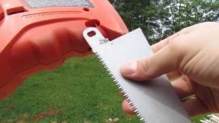 How To Attach Blade to Black \u0026 Decker power handsaw