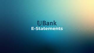 eStatements | UBank Business Online Banking