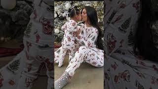 Kylie jenner twinning with stormi #shorts