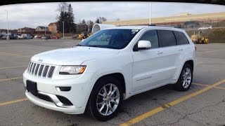 2015 White Jeep Grand Cherokee Summit Newmarket Ontario | MacIver Dodge Jeep