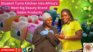 Student Turns Kitchen Into Africa’s Next Big Beauty Brand Gabie Products! - Part 1