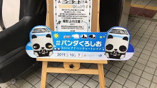 🐼Shirahama Live🐼 白浜駅でパンダくろしお🐼をみよう #2019年10月7日