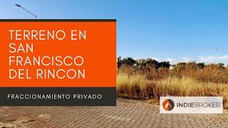 Terreno campestre fraccionamiento privado en San Francisco del Rincón