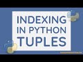 Indexing on a Python Tuple ||  Python Tuple || Python Data Structures  - Part 9