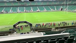 Thousands complete the Spartan Race UK Stadion obstacle course at Twickenham Stadium