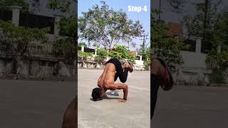 Handstand Clap Push-up Tutorial 💯✔️ #ashortaday #shorts #junedfitness