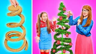 CUTE CHRISTMAS TREE FROM CARDBOARD 🎄|| Cool Hacks for Parents! Useful Gadget by 123 GO!