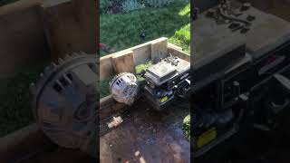 homemade generator from briggs 3hp and alternator